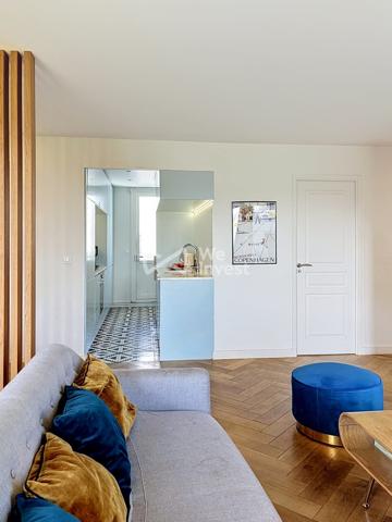 Boulogne-Billancourt – Quais de Seine | 93 m², sans vis-à-vis, 6ème étage, 3 chambres, parking