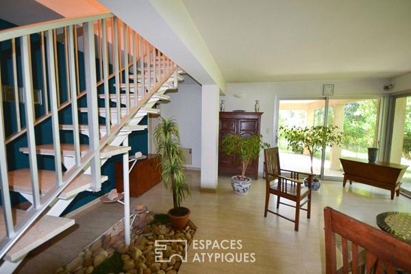 Maison contemporaine à l’architecture atypique