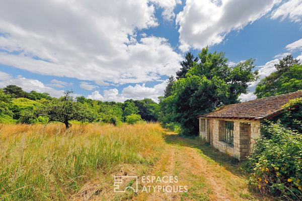Un domaine rare de 5 hectares en lisière de forêt