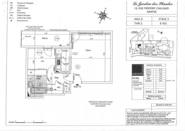 Appartement 2 pièces - 44000 Nantes