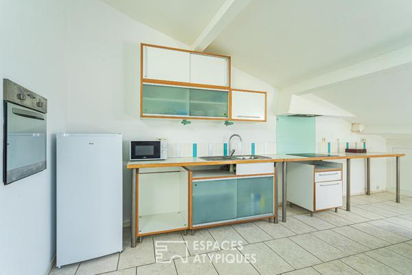 Loft en centre ville avec vue sur Porquerolles