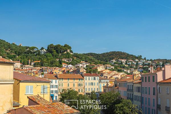Loft en centre ville avec vue sur Porquerolles