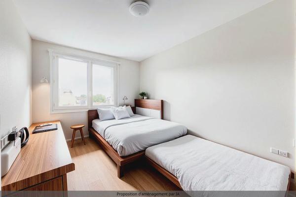 Appartement 51m² 3ch St Donatien/Erdre