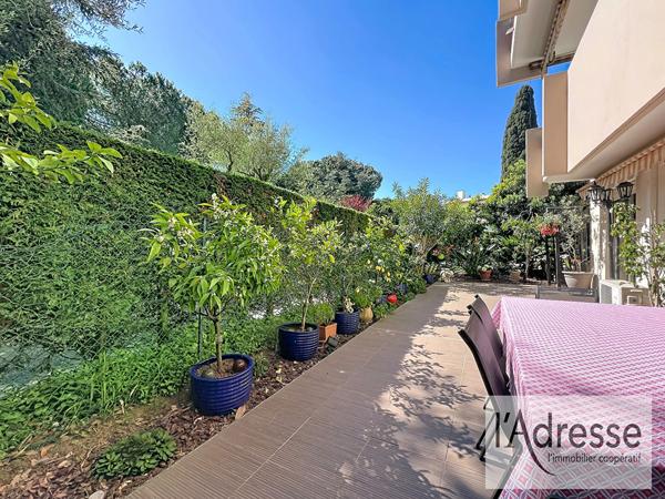 Appartement Antibes 3/4 pièces en RDJ