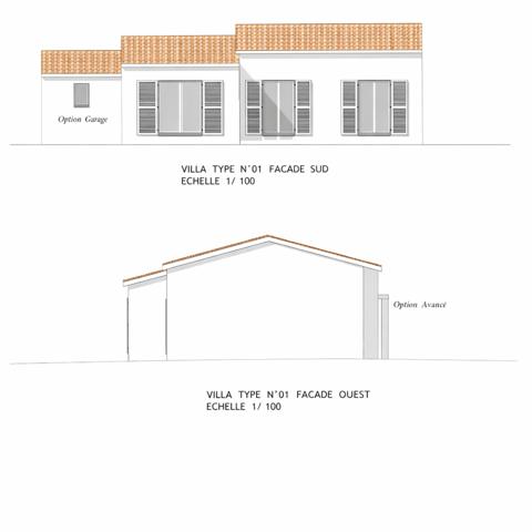 Villa individuelle plain-pied Olmeta Di Tuda 4 pièces 76 m2 - terrain 740 m2