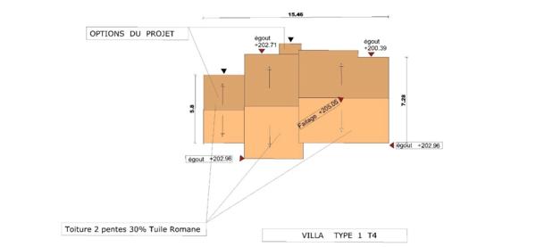 Villa individuelle plain-pied Olmeta Di Tuda 4 pièces 76 m2 - terrain 740 m2