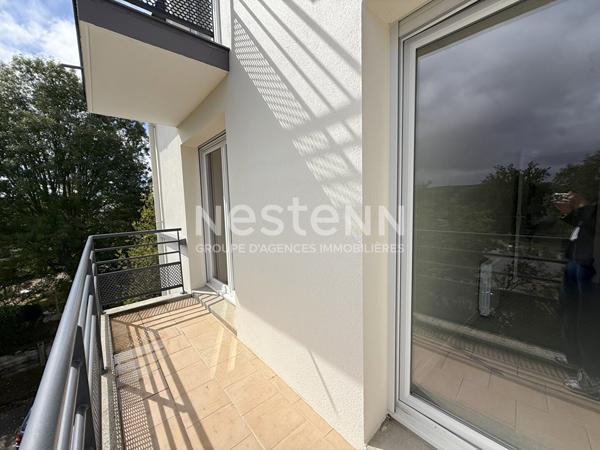 LOCMINE CENTRE VILLE - Bel appartement à vendre 2 chambres avec balcon et son garage