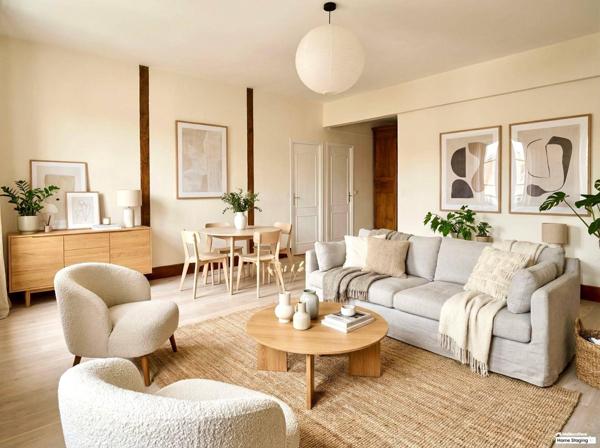 Appartement 4 pièces 92 m2 avec cave et stationnement