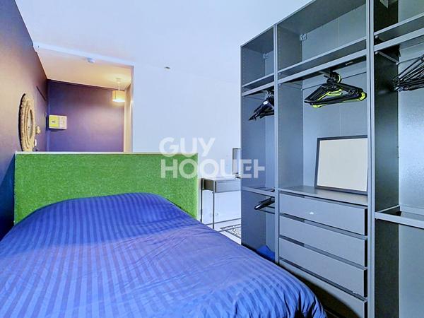 Appartement T1 meublé de 31.13 m², loggia, parking et cave, à louer à Crépy-en-Valois.