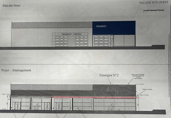 Local commercial Moissac 178 m2