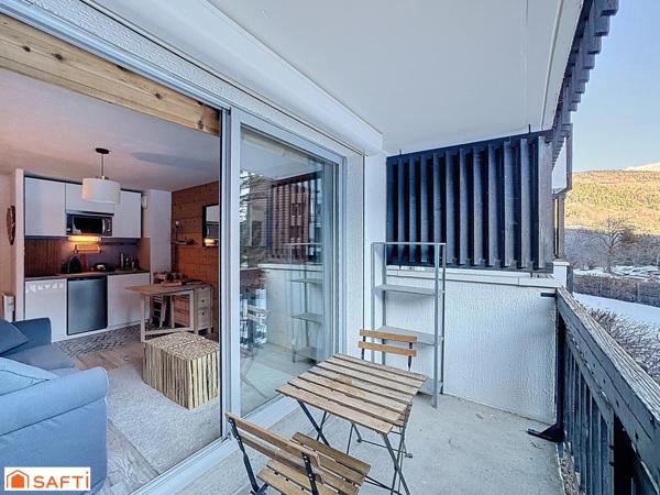 Studio cosy avec coin montagne pied de pistes Serre-Chevalier