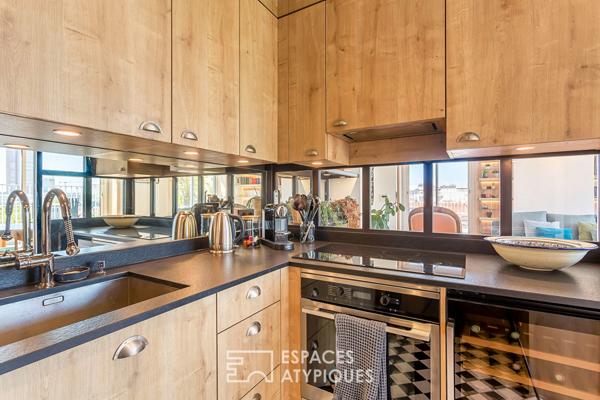 Toit terrasse avec une vue unique sur la capitale des Gaules