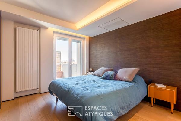 Toit terrasse avec une vue unique sur la capitale des Gaules