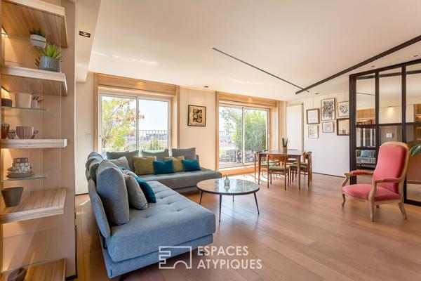 Toit terrasse avec une vue unique sur la capitale des Gaules