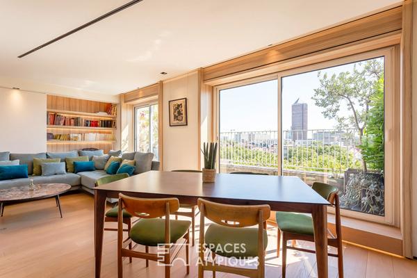 Toit terrasse avec une vue unique sur la capitale des Gaules