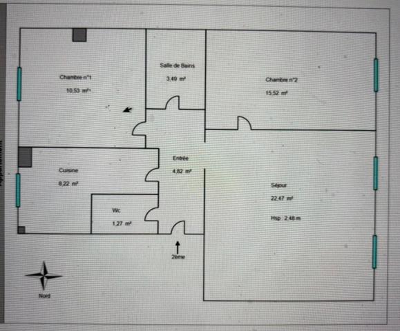 Appartement 3 pièces au calme métro Saint-Mandé