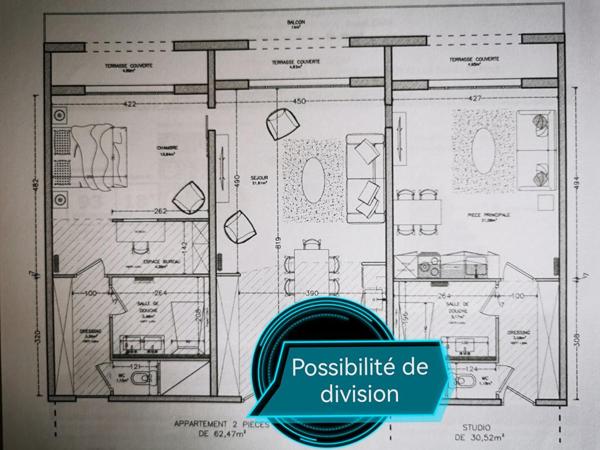 Appartement Vichy 4 pièce(s) 97 m2