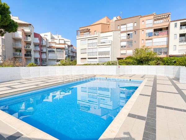 Studio 23 m² – Résidence sécurisée avec piscine et ascenseur  LE CAP D'AGDE (34)