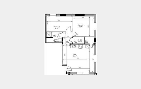 Vente Appartement P3 avec 1 place de stationnement rénové(e) Lessy   