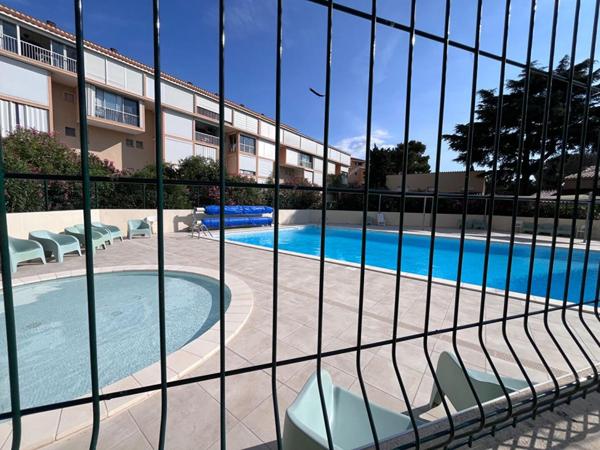 Magnifique appartement de type T2  de 36 m² avec loggia  dans une résidence sécurisée avec piscine et ascenseur