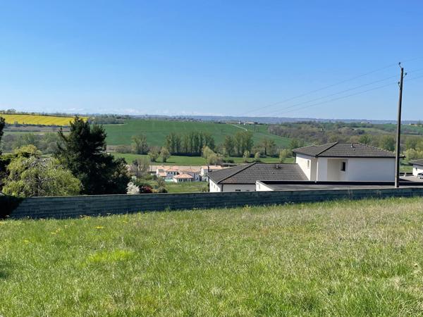 Vue Pyrénées, grand terrain à bâtir