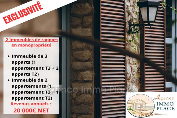 Vente idéal investisseur à Pauillac, Centre-ville