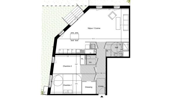 Appartement à vendre 3 pièces 44 m² Marseille 8