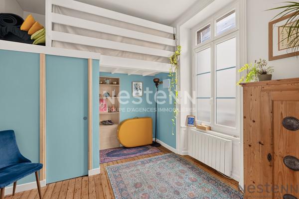 VENTE SAINT-BRIEUC  QUARTIER SAINT-MICHEL  APPARTEMENT RÉNOVÉ AVEC GRANDE TERRASSE ET STUDIO INDÉPENDANT