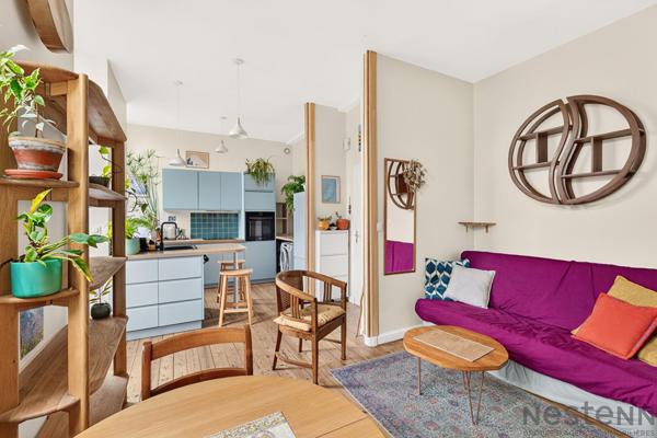VENTE SAINT-BRIEUC  QUARTIER SAINT-MICHEL  APPARTEMENT RÉNOVÉ AVEC GRANDE TERRASSE ET STUDIO INDÉPENDANT