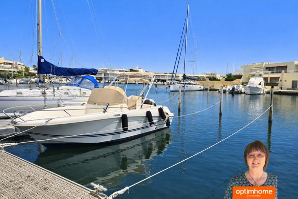 Marina à vendre 3 pièces appontement et parking LE GRAU-DU-ROI (30) PORT-CAMARGUE