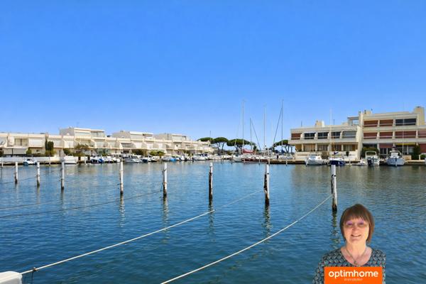 Marina à vendre 3 pièces appontement et parking LE GRAU-DU-ROI (30) PORT-CAMARGUE