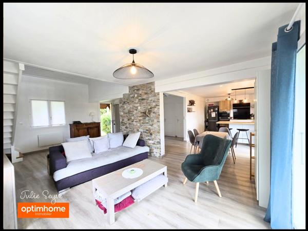 Maison individuelle Cessy - 1100m² de terrain, sous-sol complet – 2 chambres, bureau et espace mezzanine – Quartier Tutegny