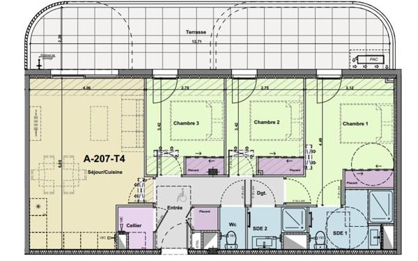 Appartement à vendre    4 pièces •  Narbonne