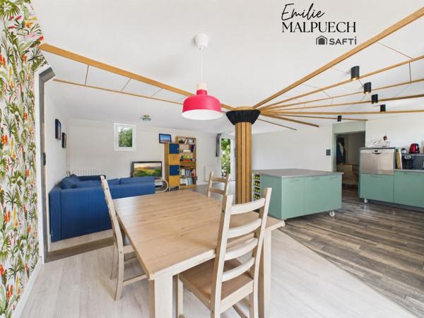 Maison familiale 4 chambres avec jardin et grand garage