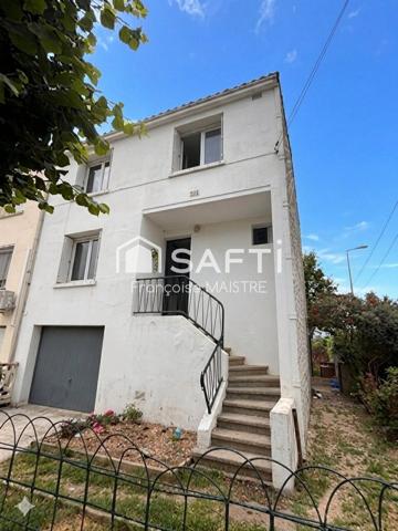 3 chambres, jardin et garage, vue campagne, pas de vis-àvis