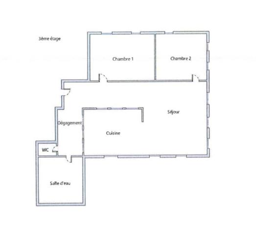 Vente / Appartement T3 à Tours (37000)