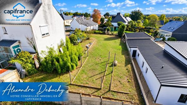 TERRAIN À VENDRE À BAUD CENTRE – 566 M² EN IMPASSE