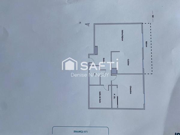 APPARTEMENT 2 PIECES AVEC UN PARKING EN TRES BON ETAT DPE C