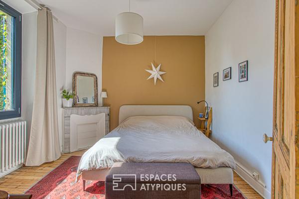 Entre Art nouveau et modernité, maison de caractère avec jardin arboré