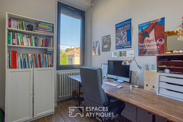 Entre Art nouveau et modernité, maison de caractère avec jardin arboré