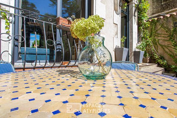 Entre Art nouveau et modernité, maison de caractère avec jardin arboré