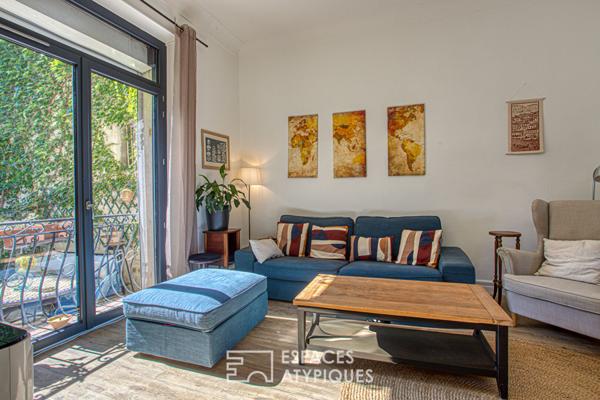 Entre Art nouveau et modernité, maison de caractère avec jardin arboré