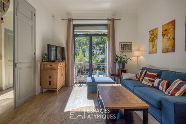 Entre Art nouveau et modernité, maison de caractère avec jardin arboré