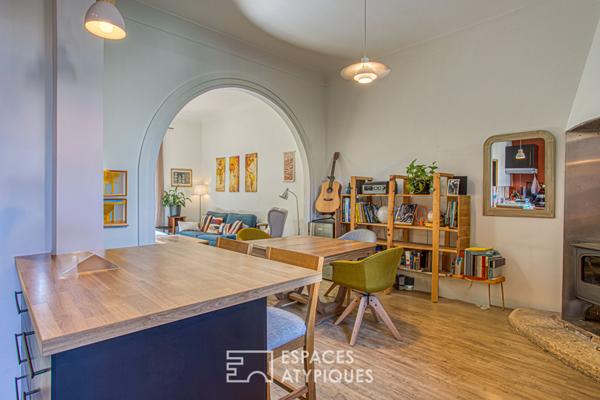 Entre Art nouveau et modernité, maison de caractère avec jardin arboré