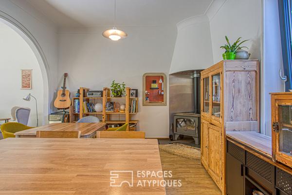 Entre Art nouveau et modernité, maison de caractère avec jardin arboré