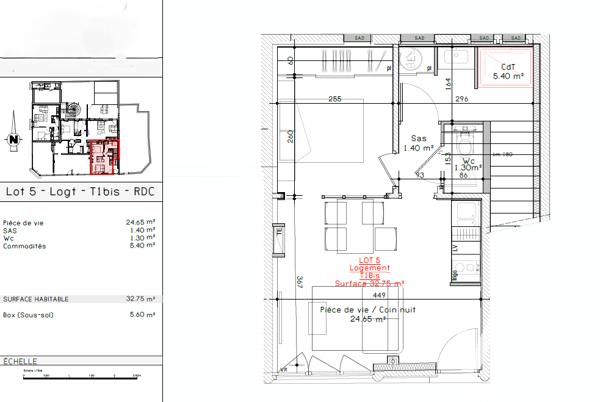 Appartement à vendre 2 pièces 33 m² Notre-Dame-de-Monts