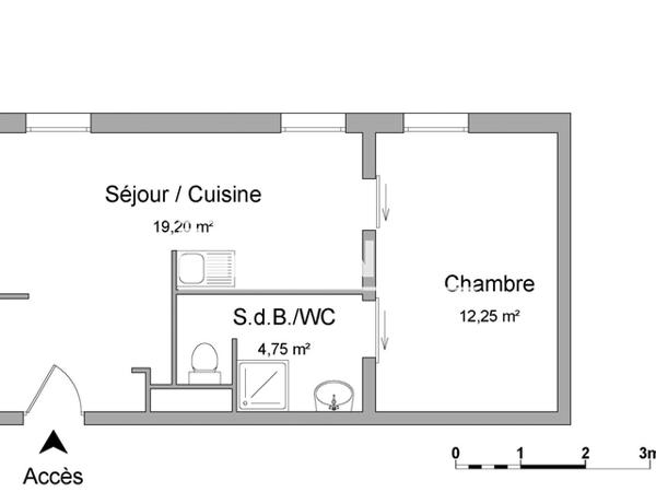 Location Appartement 2 pièces 36.2 m² - RESIDENCE DES CIMES Villeneuve D'ascq 59650