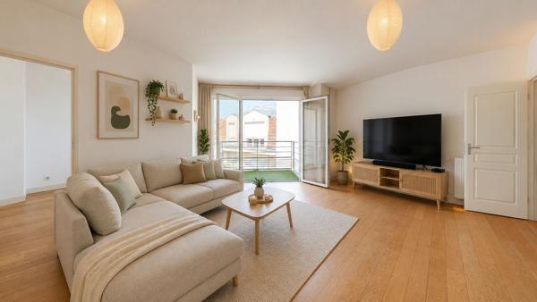 Appartement Maisons Alfort 3 pièces 68 m² avec balcon et place de parking
