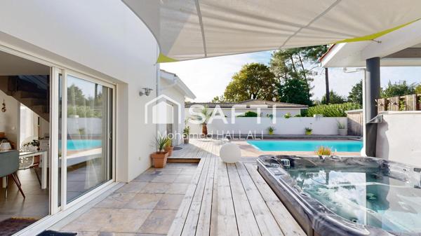 Villa 167 m² +T3, piscine, spa, terrasse, parking.
