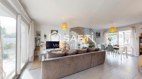 Villa 167 m² +T3, piscine, spa, terrasse, parking.